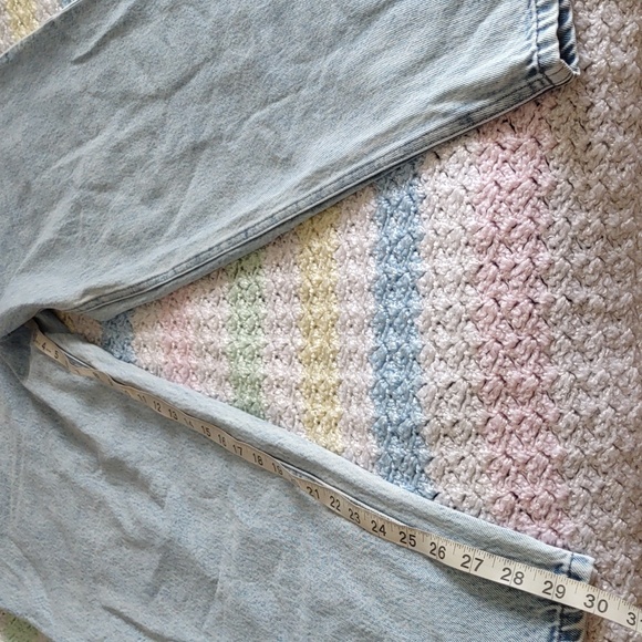 Tibi Size 32 Acid Iceberg Denim Newman Jean - Picture 8 of 16